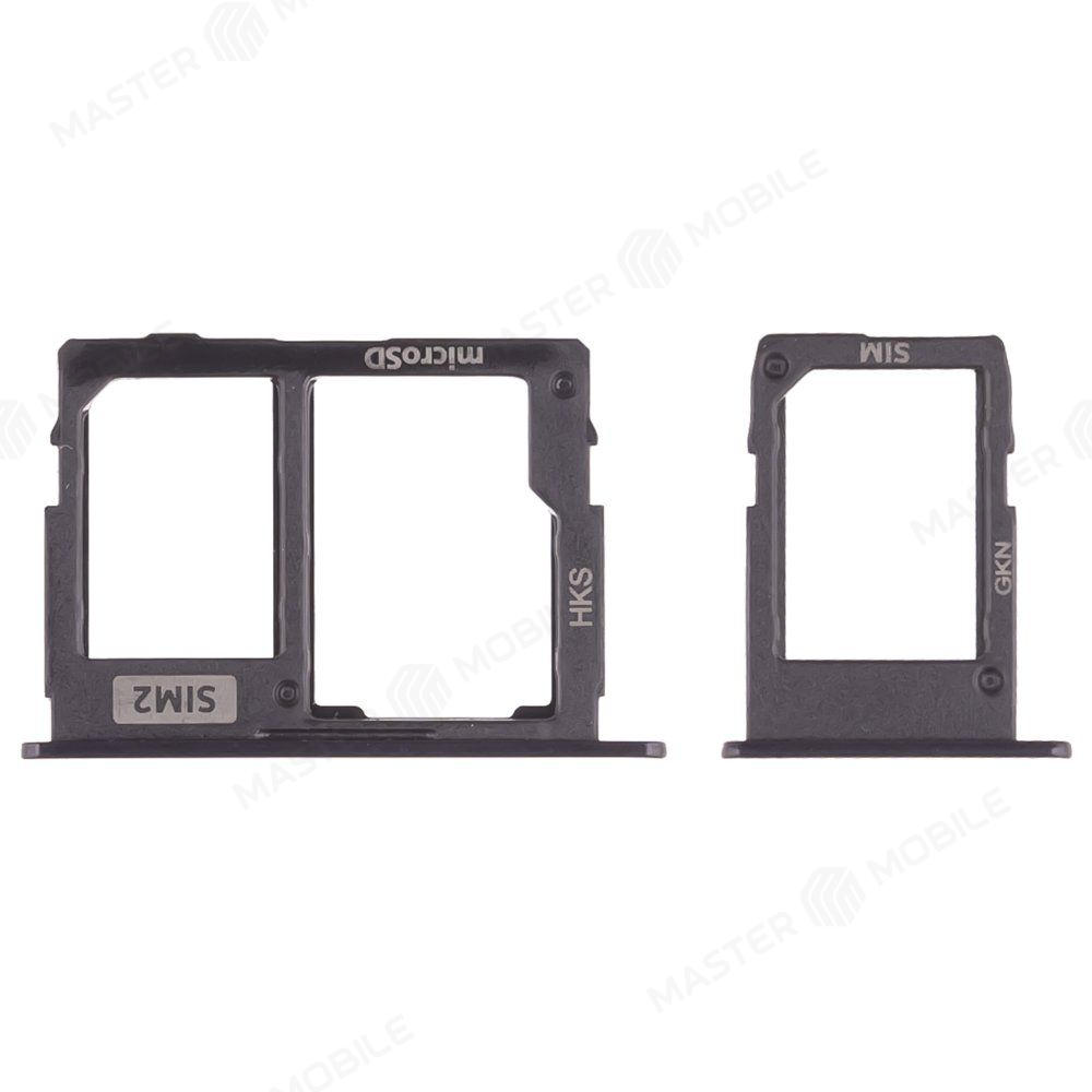 Держатель сим-карты для Samsung J330 Galaxy J3 (2017) / J530 Galaxy J5 (2017) / J730 Galaxy J7 (2017) (черный)