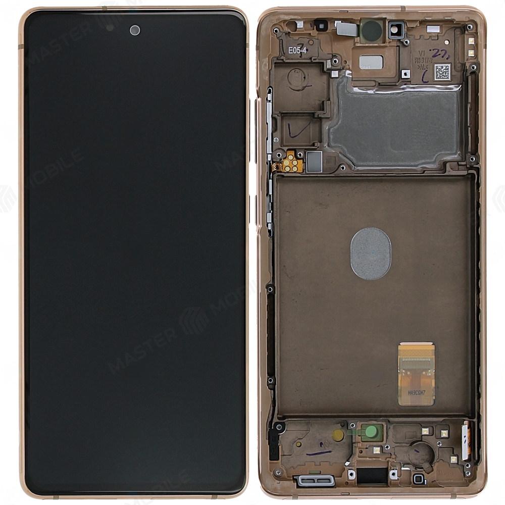 Дисплей для Samsung G780 Galaxy S20 FE + тачскрин (оранжевый) (в рамке) (ORIG100)