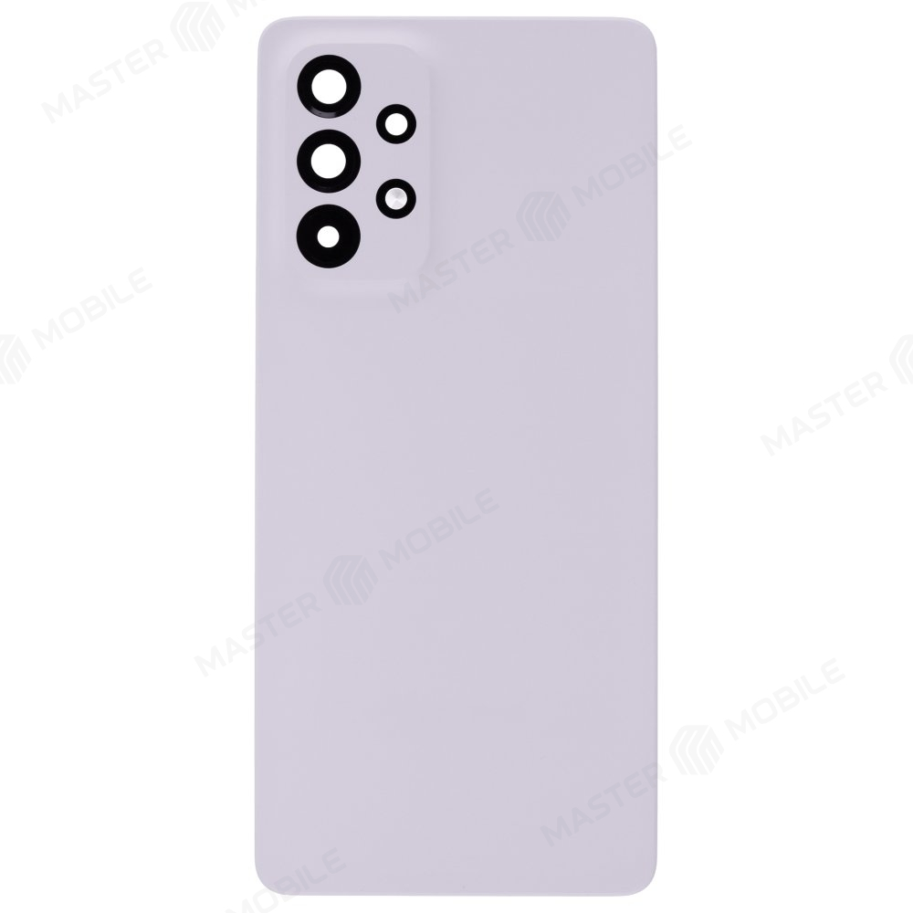 Задняя крышка для Samsung A536 Galaxy A53 5G (белый) (в сборе со стеклом камеры)
