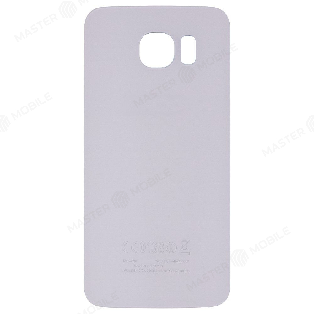 Задняя крышка для Samsung G920 Galaxy S6 (белый)