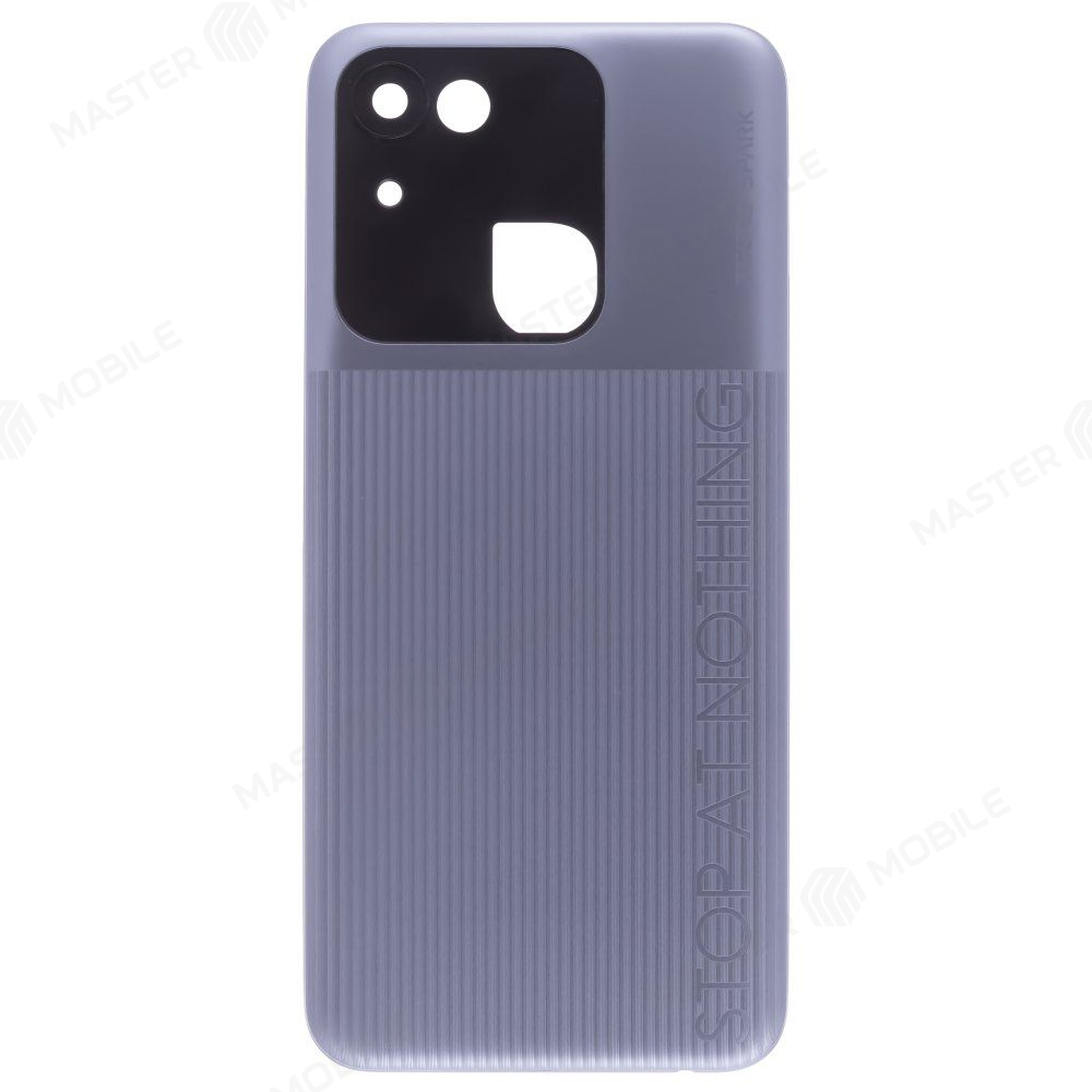 Задняя крышка для Tecno Spark GO 2022 (KG5) (серебристый)