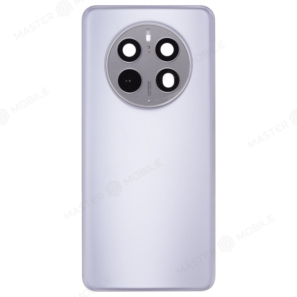 Задняя крышка для Huawei Mate 50 Pro (DCO-LX9) (серебристый) (в сборе со стеклом камеры) (ORIG100)