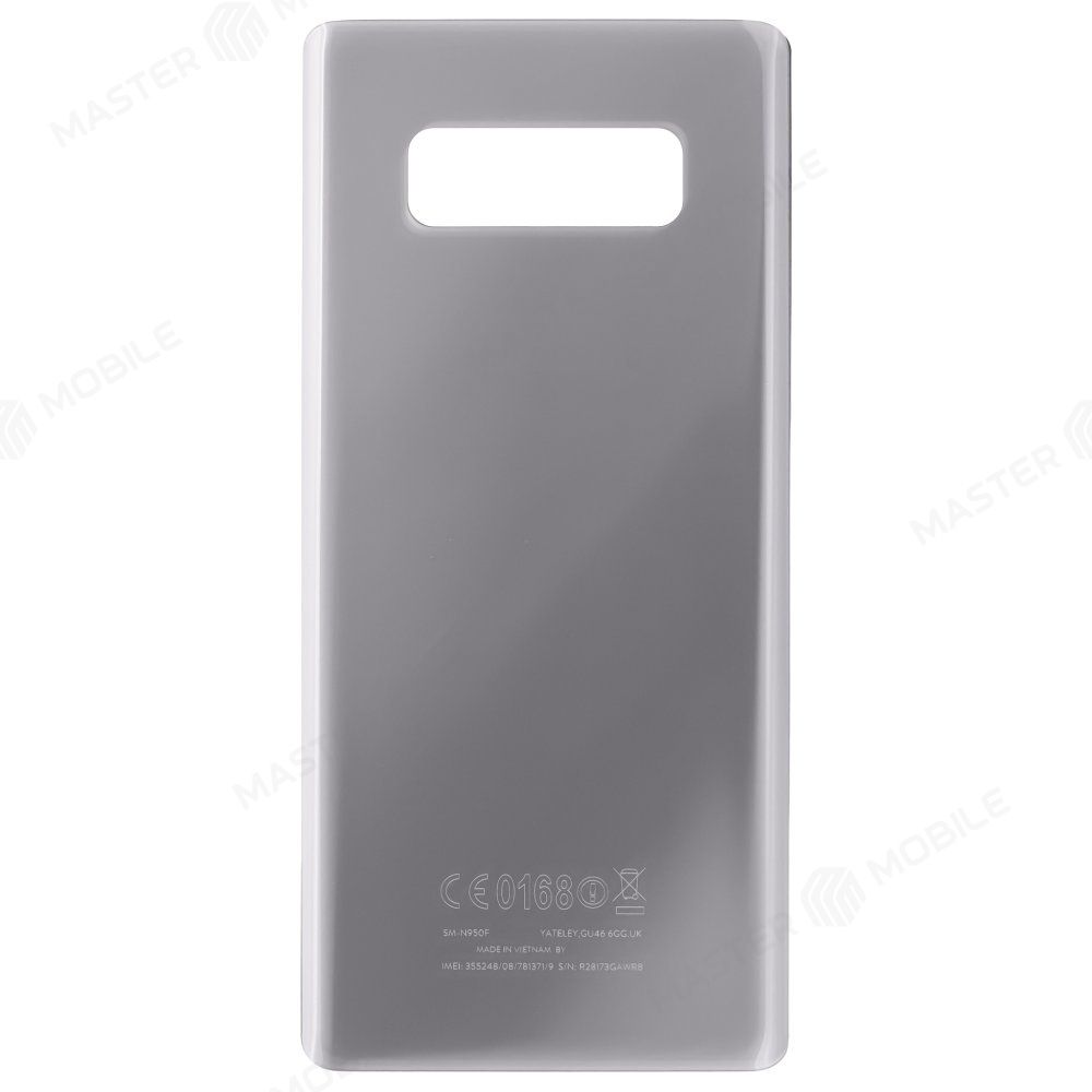 Задняя крышка для Samsung N950 Galaxy Note 8 (серебристый)