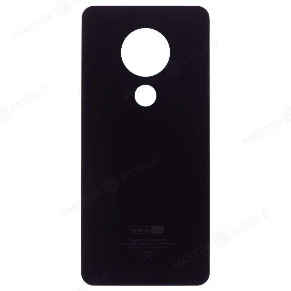 Задняя крышка для Nokia 7.2 (TA-1196) / 6.2 (TA-1198) (черный)