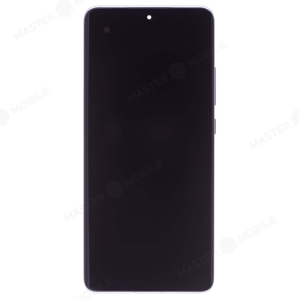 Дисплей для Xiaomi 12 (2201123G) / 12X (2112123AG) (в сборе с тачскрином) (фиолетовый) (в рамке) (ORIG100) (SP)
