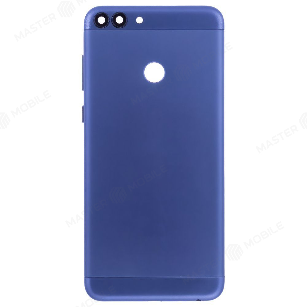 Задняя крышка для Huawei P Smart (FIG-LX1) (синий) (в сборе со стеклом камеры)