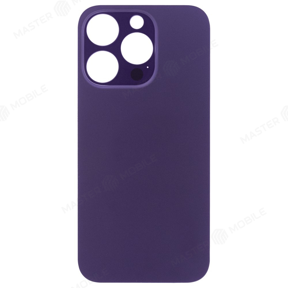 Задняя крышка для Apple iPhone 14 Pro (фиолетовый) (с широким отверстием) (Premium)