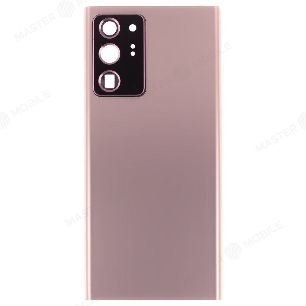 Задняя крышка для Samsung N985 Galaxy Note 20 Ultra / N986 Galaxy Note 20 Ultra 5G (бронзовый) (в сборе со стеклом камеры)
