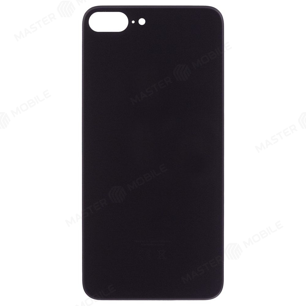 Задняя крышка для Apple iPhone 8 Plus (черный) (с широким отверстием) (Premium)