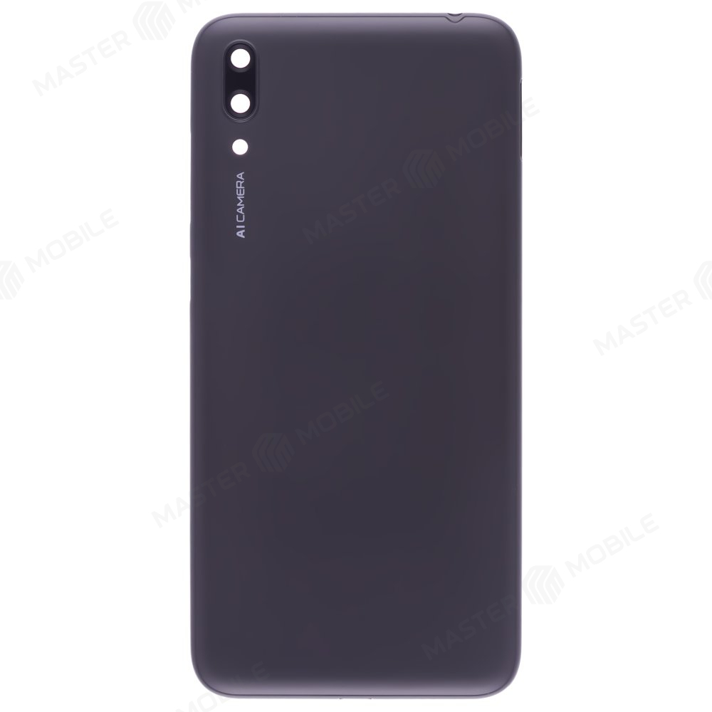 Задняя крышка для Huawei Y7 Pro 2019 (DUB-LX2) (черный) (в сборе со стеклом камеры)
