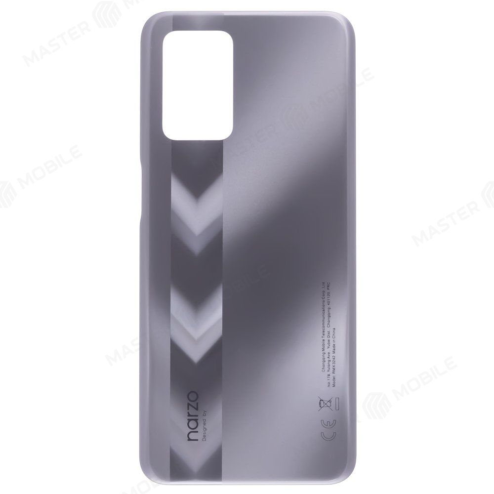 Задняя крышка для Realme Narzo 30 5G (RMX3242) (серебристый)