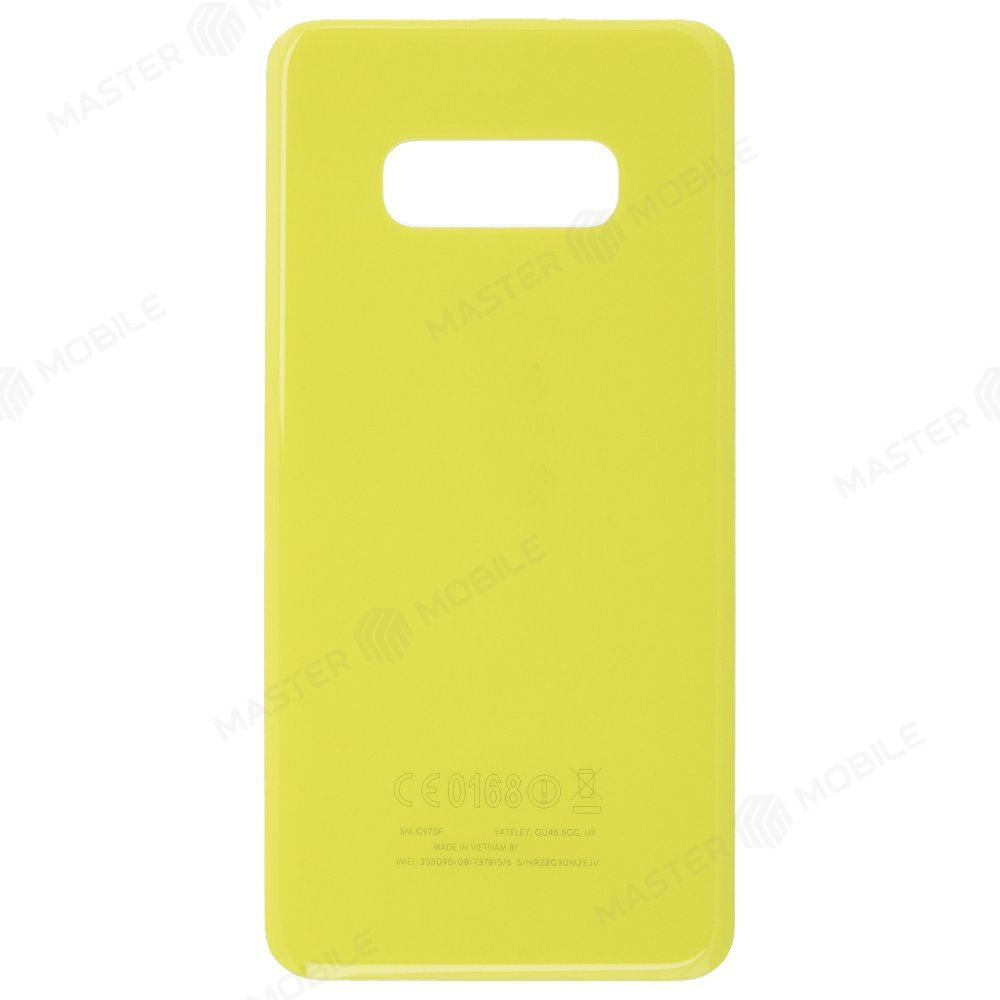 Задняя крышка для Samsung G970 Galaxy S10e (желтый)