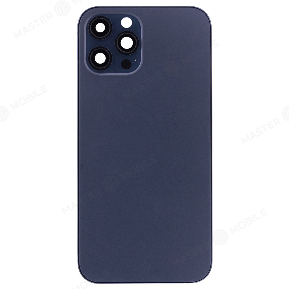 Корпус для Apple iPhone 12 Pro Max (синий) (Premium)