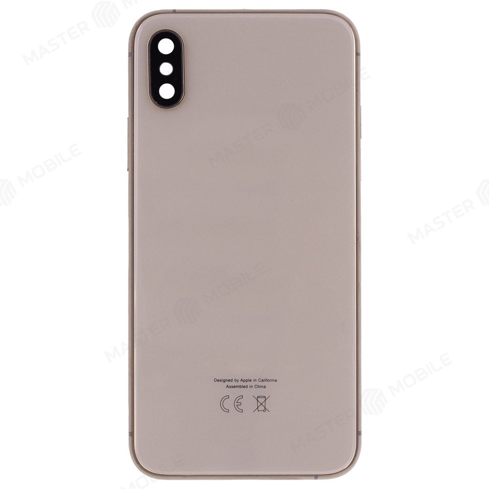 Корпус для Apple iPhone Xs (золотистый) (Premium)