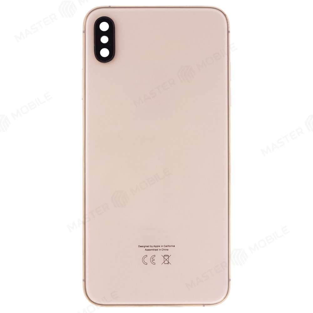 Корпус для Apple iPhone Xs Max (золотистый) (Premium)