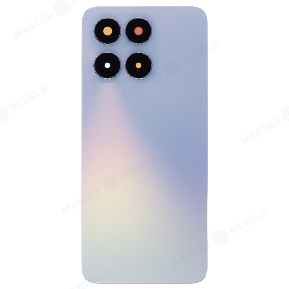 Задняя крышка для Huawei Honor X6a (WDY-LX1) (голубой) (в сборе со стеклом камеры)