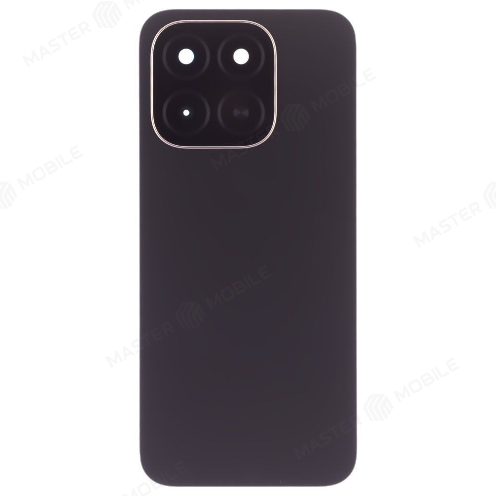 Задняя крышка для Huawei Honor X6c (NIC-LX1) (черный) (в сборе со стеклом камеры)