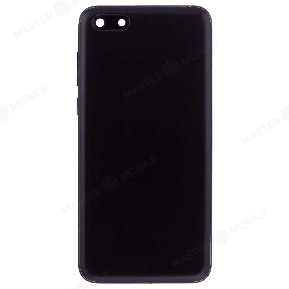 Задняя крышка для Huawei Y5 2018 (DRA-L21) / Y5 Lite 2018 (DRA-LX5) / Y5 Prime 2018 (DRA-LX2) (черный) (в сборе со стеклом камеры)
