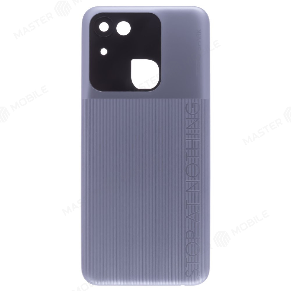Задняя крышка для Tecno Spark GO 2022 (KG5) (серебристый)