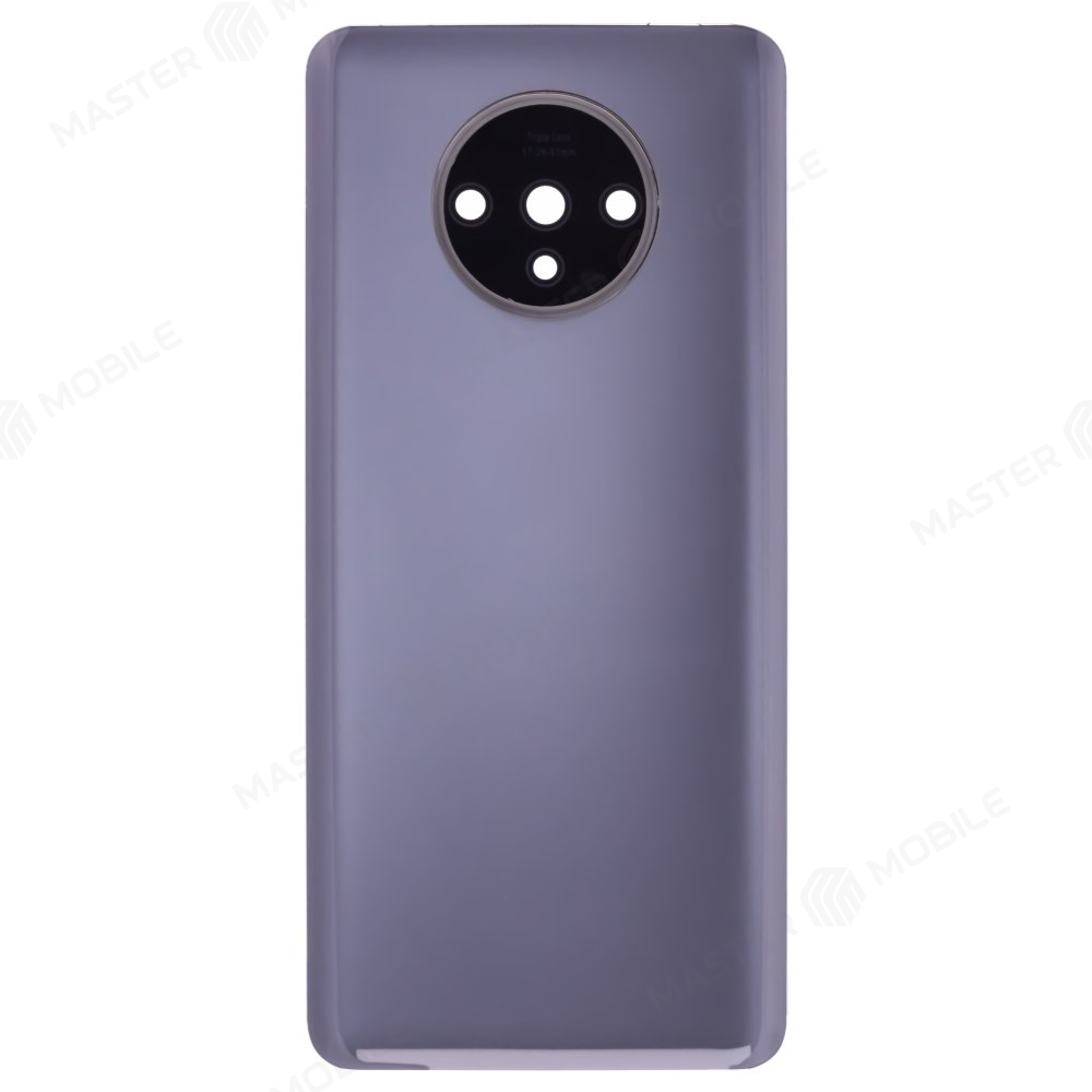 Задняя крышка для OnePlus 7T (серый) (в сборе со стеклом камеры)