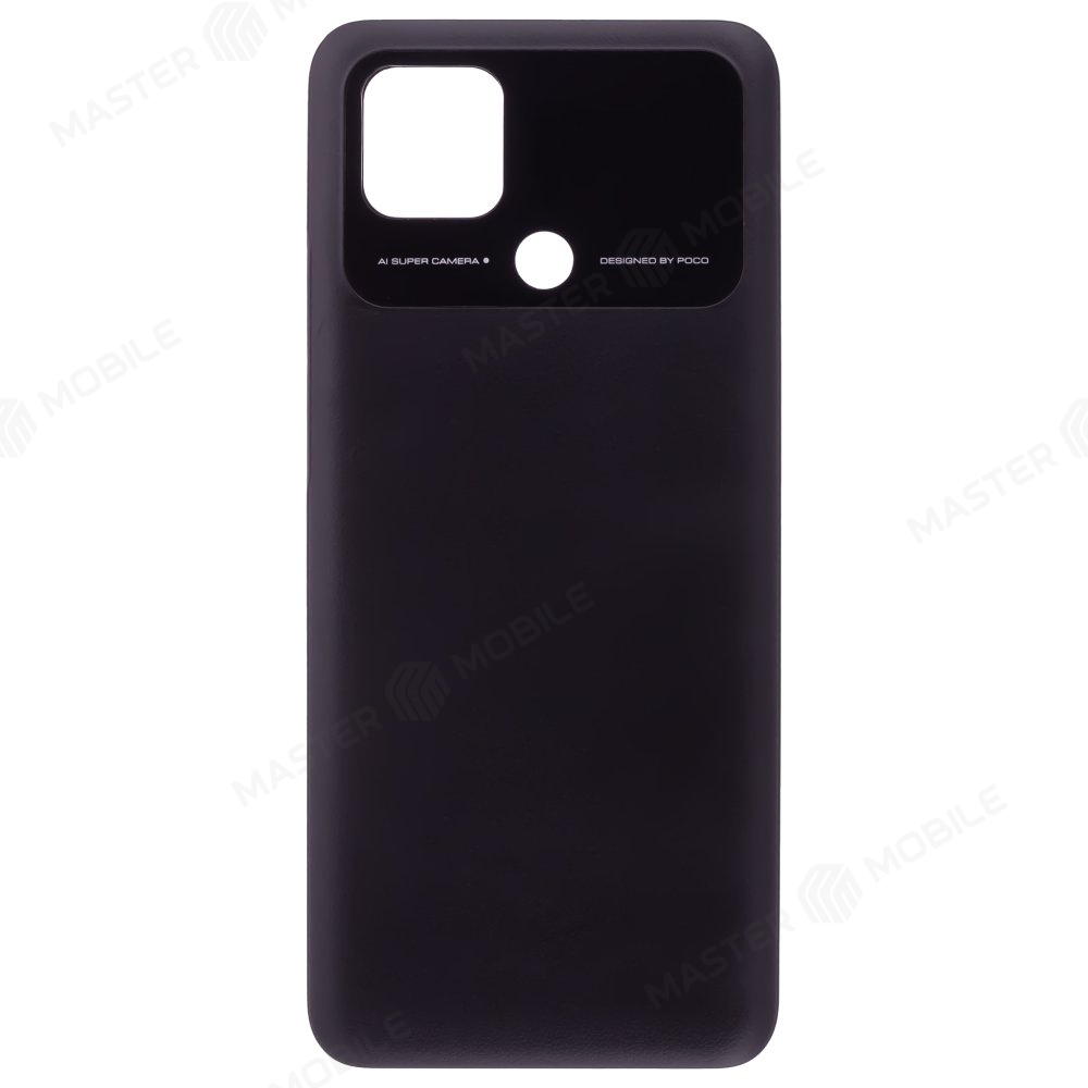 Задняя крышка для Xiaomi Poco C40 (220333QPG) (черный)