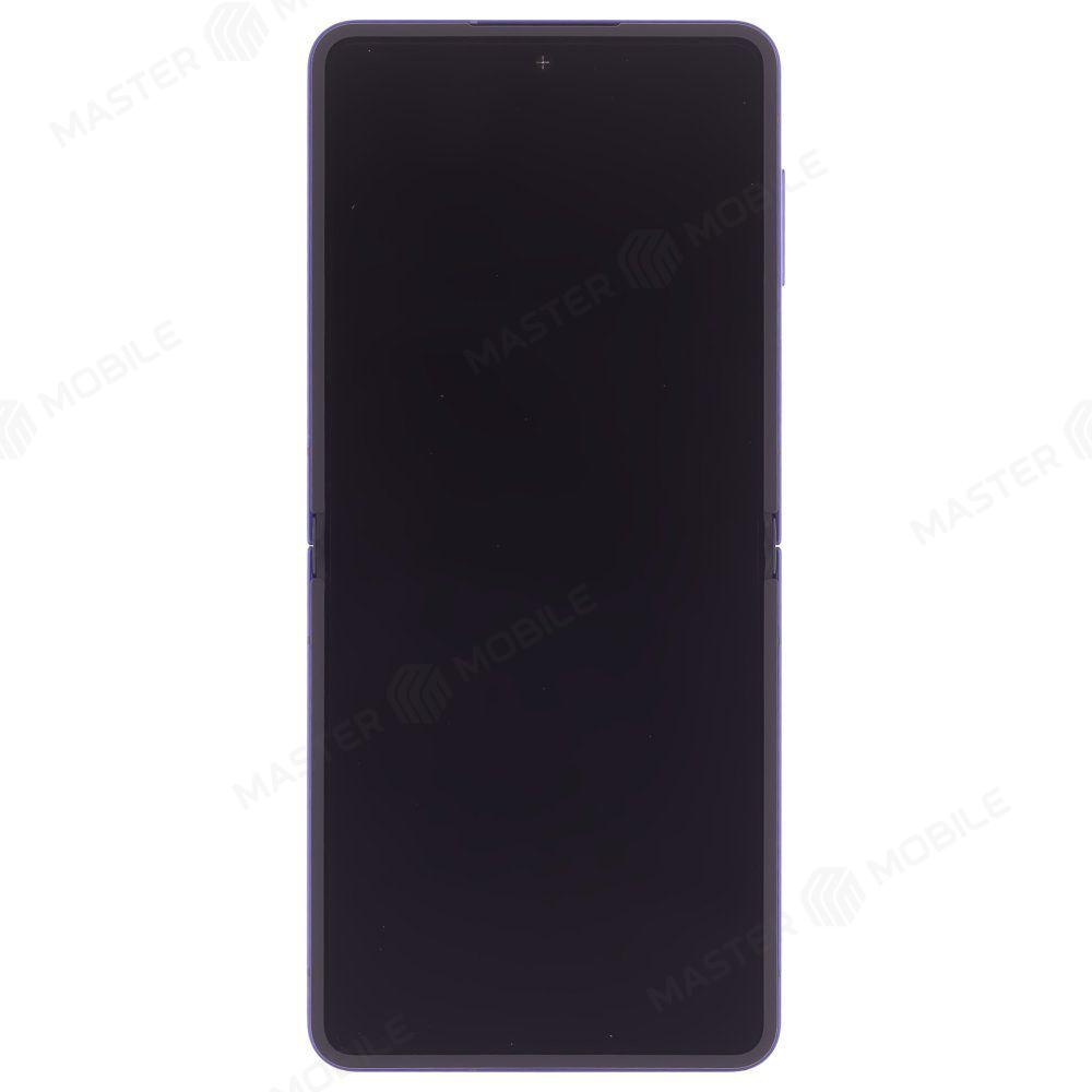 Дисплей для Samsung F766 Galaxy Z Flip 7 + тачскрин (внутренний) (синий) (в рамке) (ORIG100) (SP)