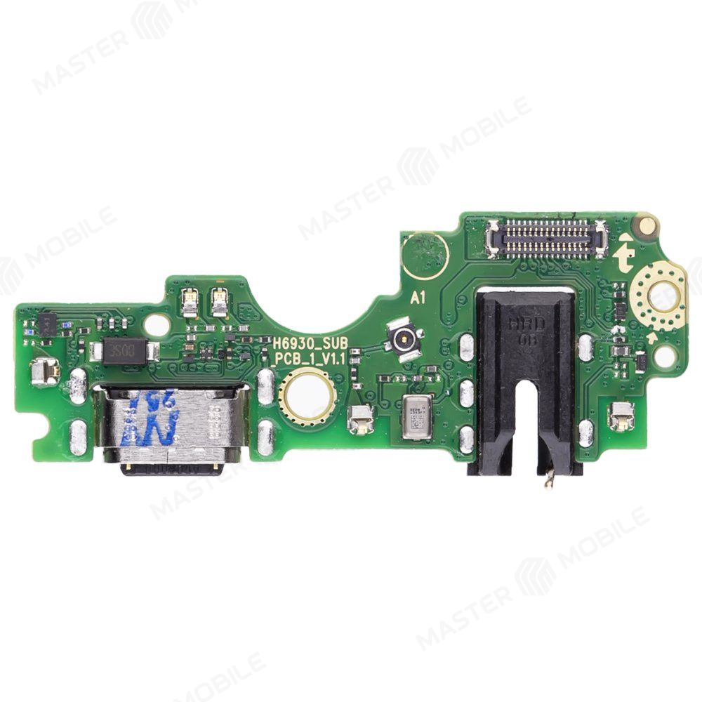 Нижняя плата для Tecno Pova Neo 2 (LG6n) / Pova Neo 3 (LH6n) / Pova 4 (LG7n) с комп. + разъем зарядки + микрофон (ORIG100)