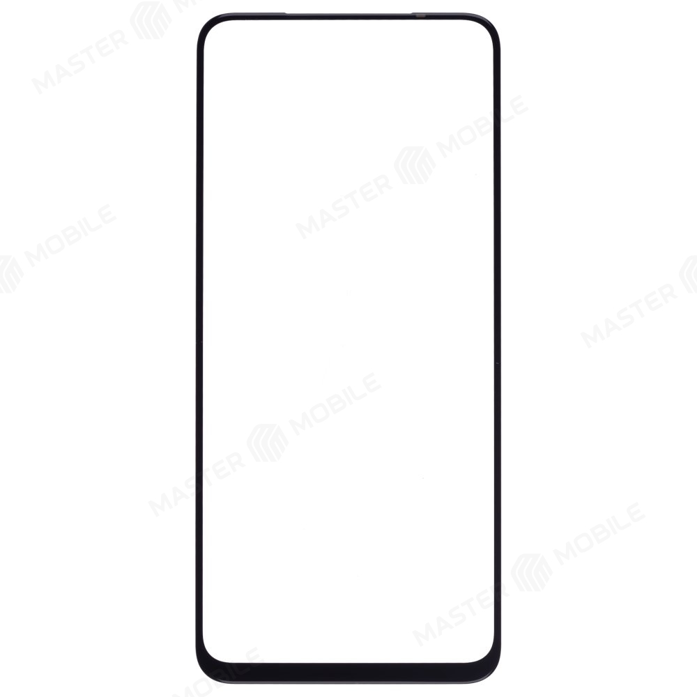 Стекло модуля для Xiaomi Redmi Note 10 4G (M2101K7AG) / Redmi Note 10S (M2101K7BG) и др. + OCA (без выреза камеры) (черный) (Musttby) (Premium)
