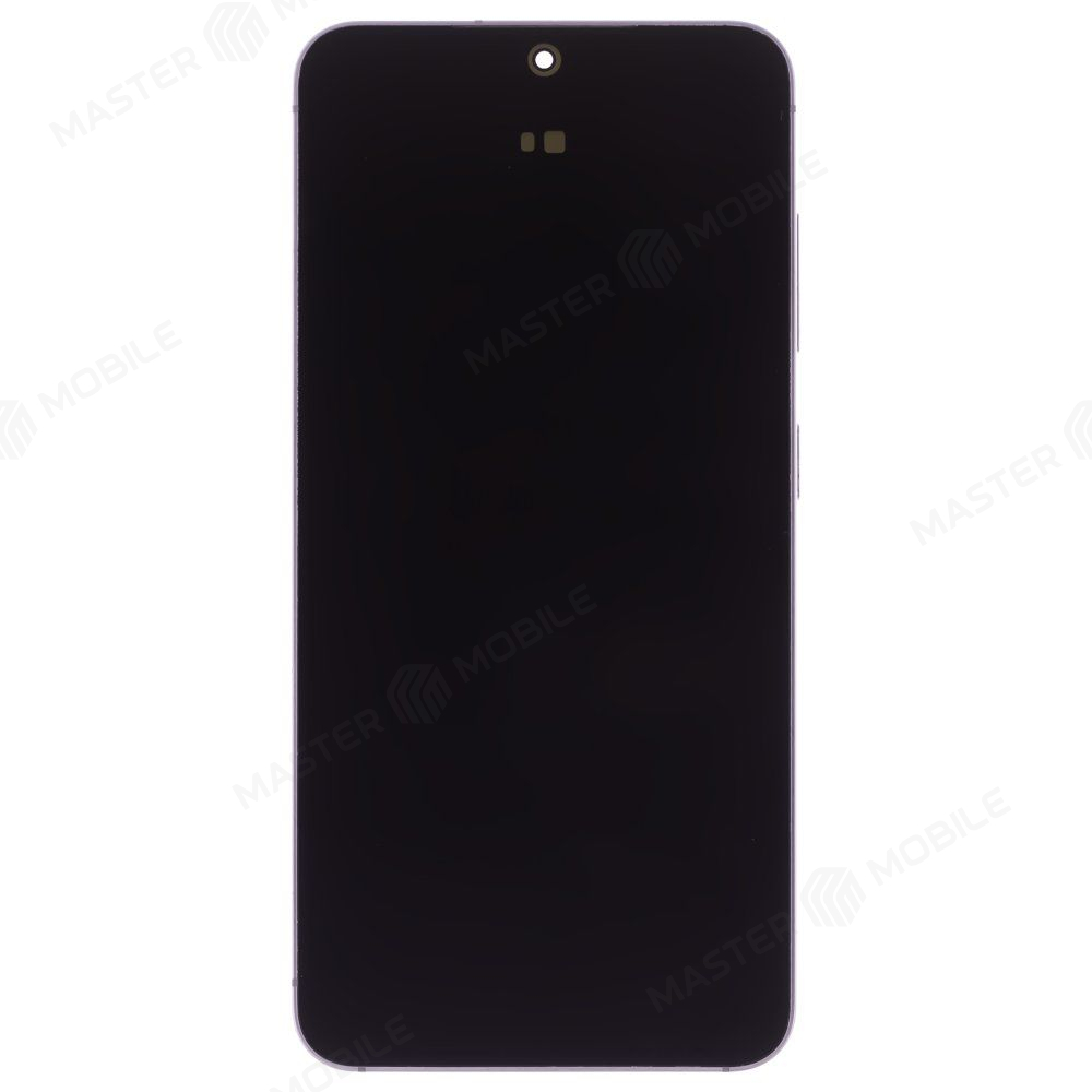 Дисплей для Samsung S931 Galaxy S25 + тачскрин (серый) (в рамке) (ORIG100) (возможен дефект ЛКП)