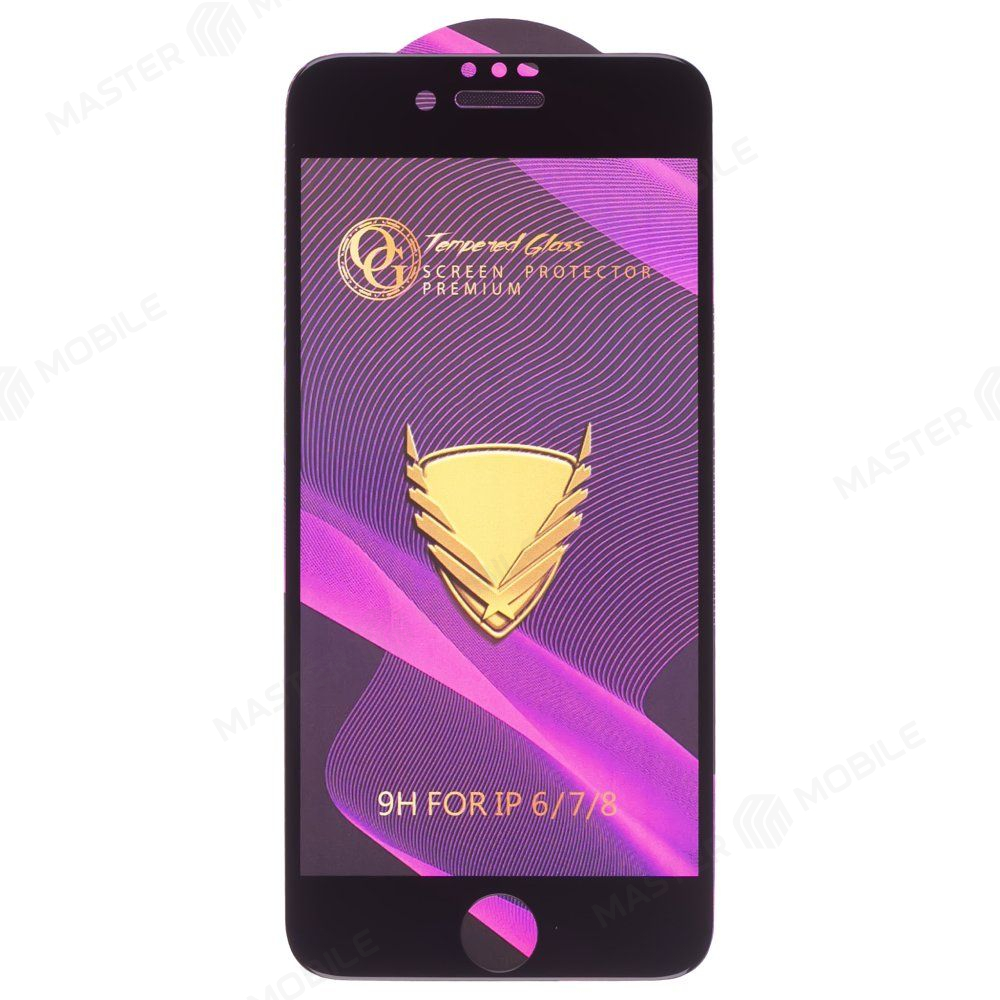 Защитное стекло OG Glass (3 в 1) для Apple iPhone 6 / iPhone 6s (черный)