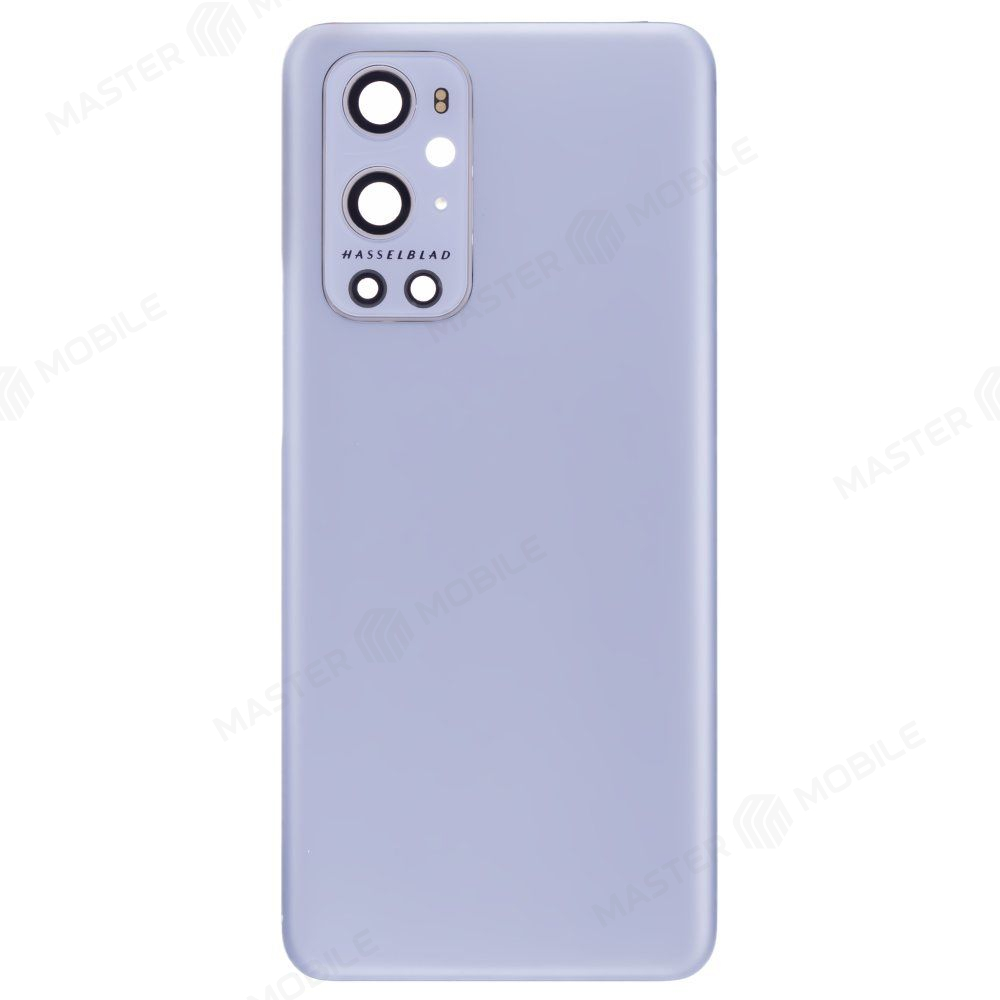 Задняя крышка для OnePlus 9 Pro (LE2121) (серебристый) (в сборе со стеклом камеры)