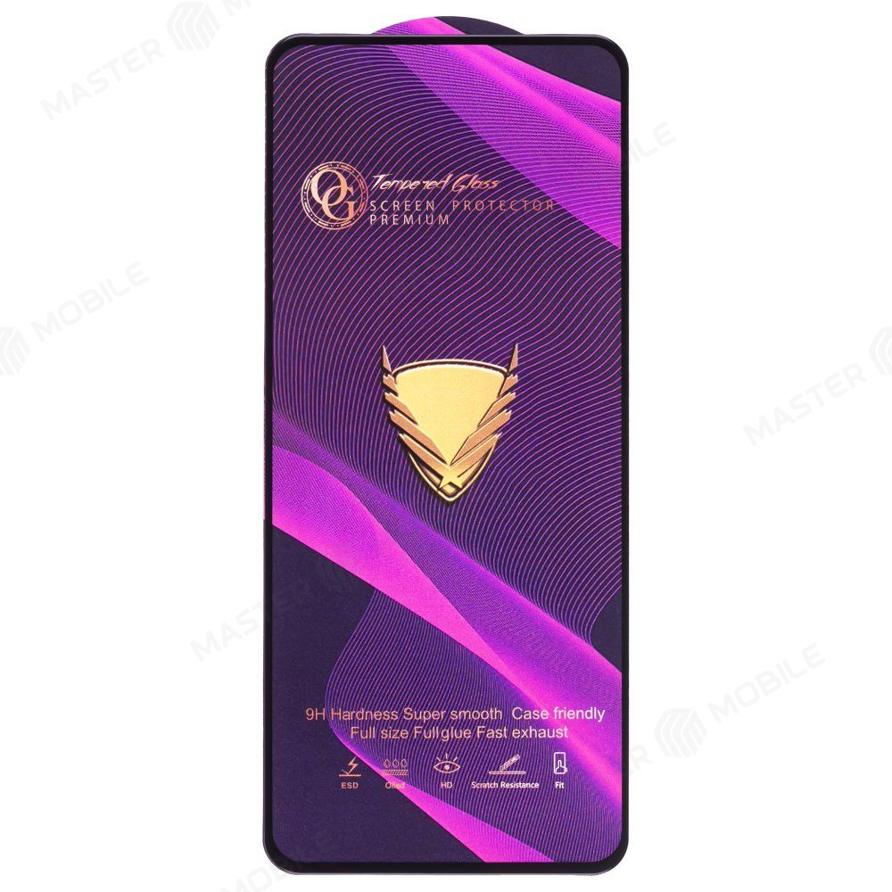 Защитное стекло OG Glass (3 в 1) для Infinix Hot 12 Play NFC (X6816D) (черный)