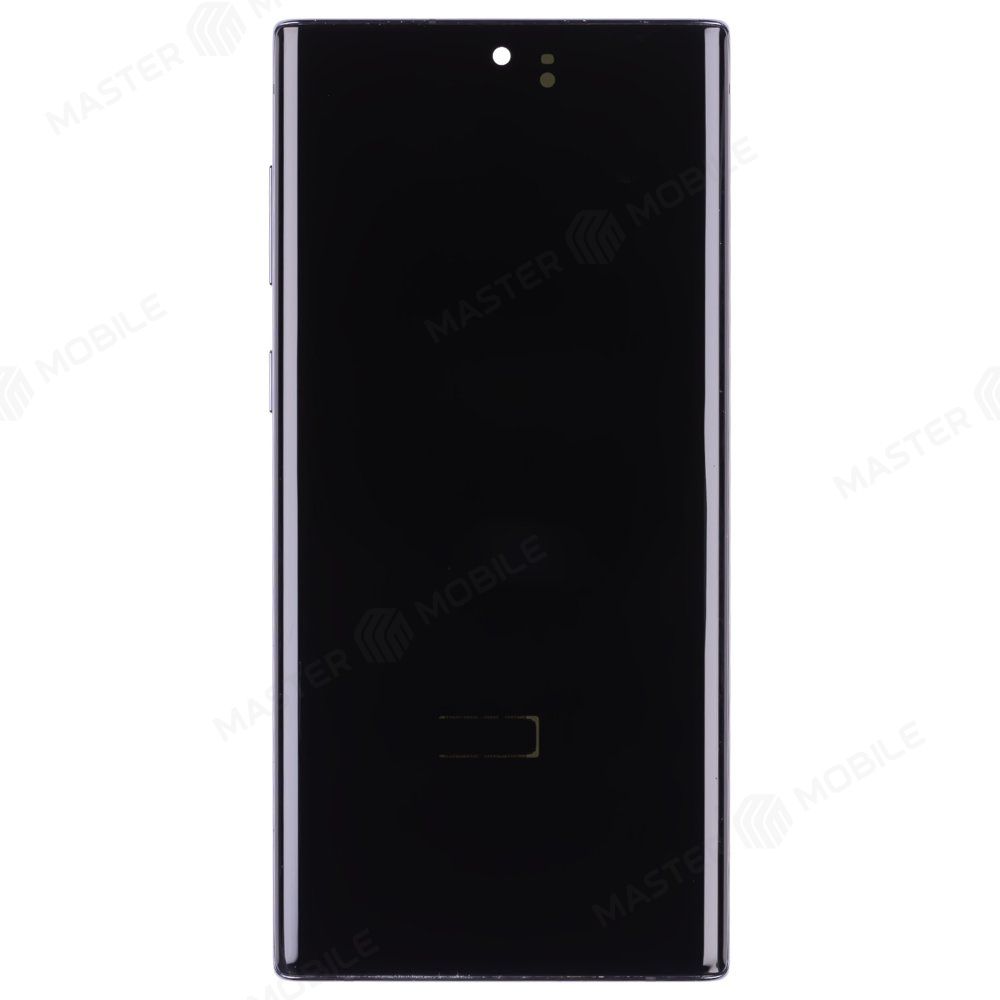 Дисплей для Samsung N970 Galaxy Note 10 + тачскрин (черный) (в рамке) (ORIG100) (возможен дефект ЛКП)
