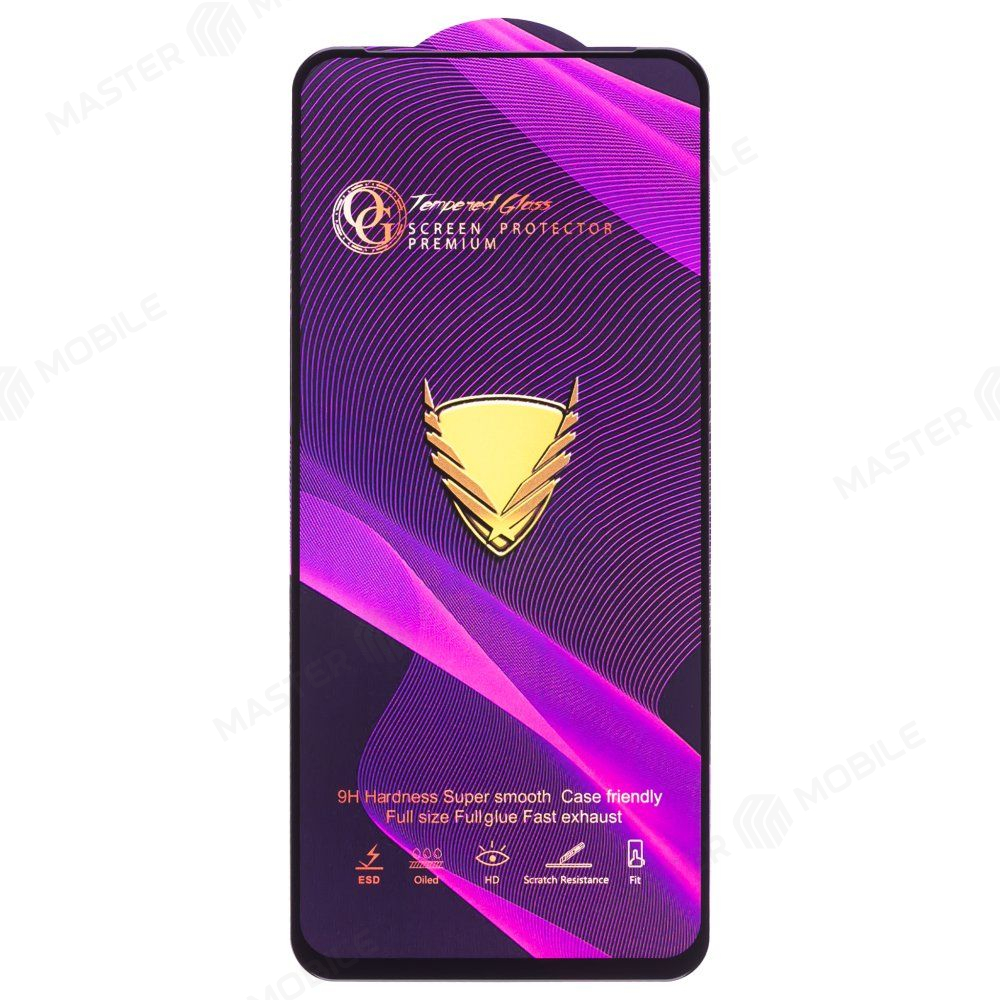 Защитное стекло OG Glass (3 в 1) для Xiaomi Redmi Note 12 4G (23021RAA2Y) (черный)