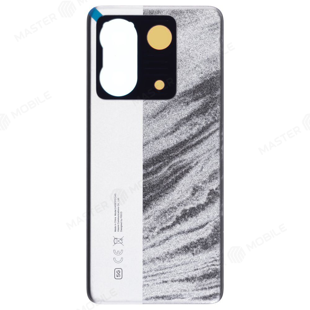 Задняя крышка для Xiaomi Poco M7 Pro 5G (2409FPCC4G) (серый)