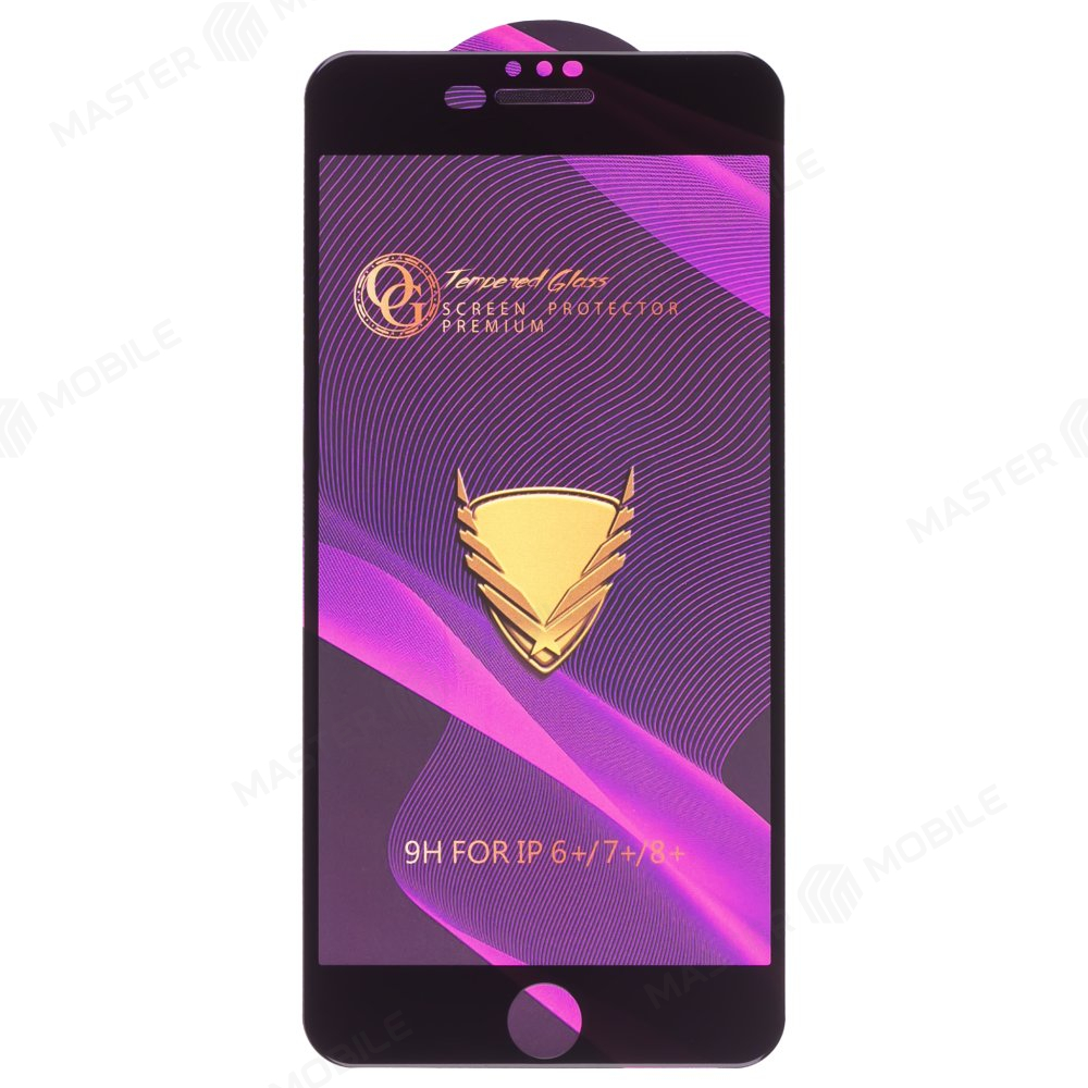 Защитное стекло OG Glass (3 в 1) для Apple iPhone 7 Plus / iPhone 8 Plus (черный)