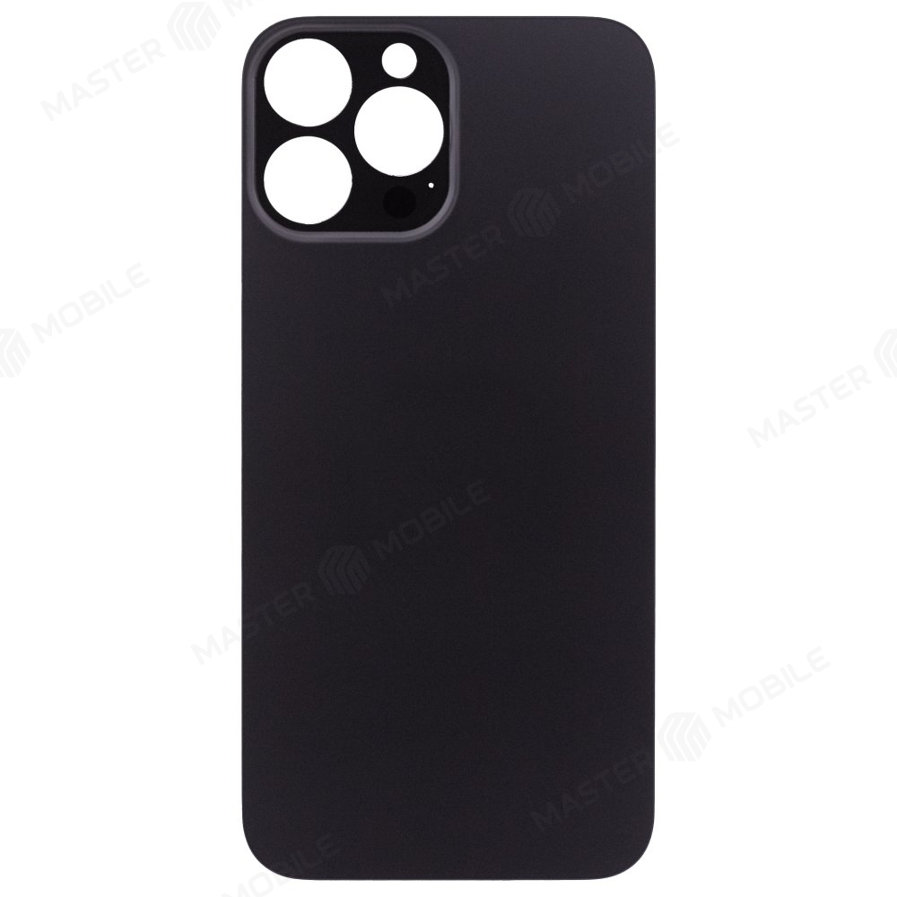 Задняя крышка для Apple iPhone 13 Pro Max (черный) (с широким отверстием) (Premium)
