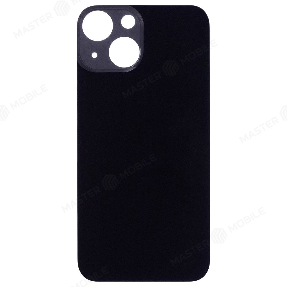 Задняя крышка для Apple iPhone 13 mini (черный) (с широким отверстием) (Premium)