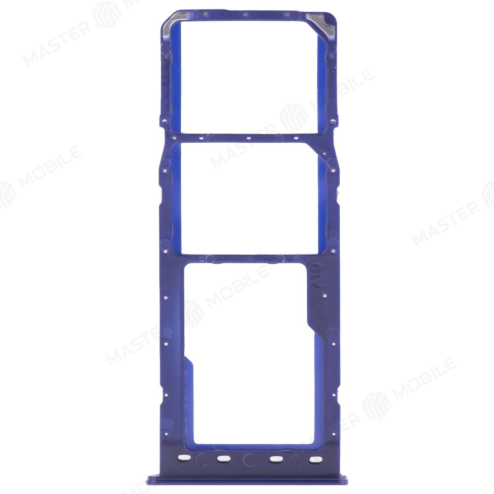 Держатель сим-карты для Samsung A105 Galaxy A10 / A205 Galaxy A20 / A305 Galaxy A30 / A505 Galaxy A50 / A705 Galaxy A70 (синий)