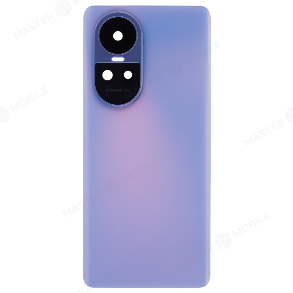 Задняя крышка для OPPO Reno 10 5G (CPH2531) (голубой) (в сборе со стеклом камеры)