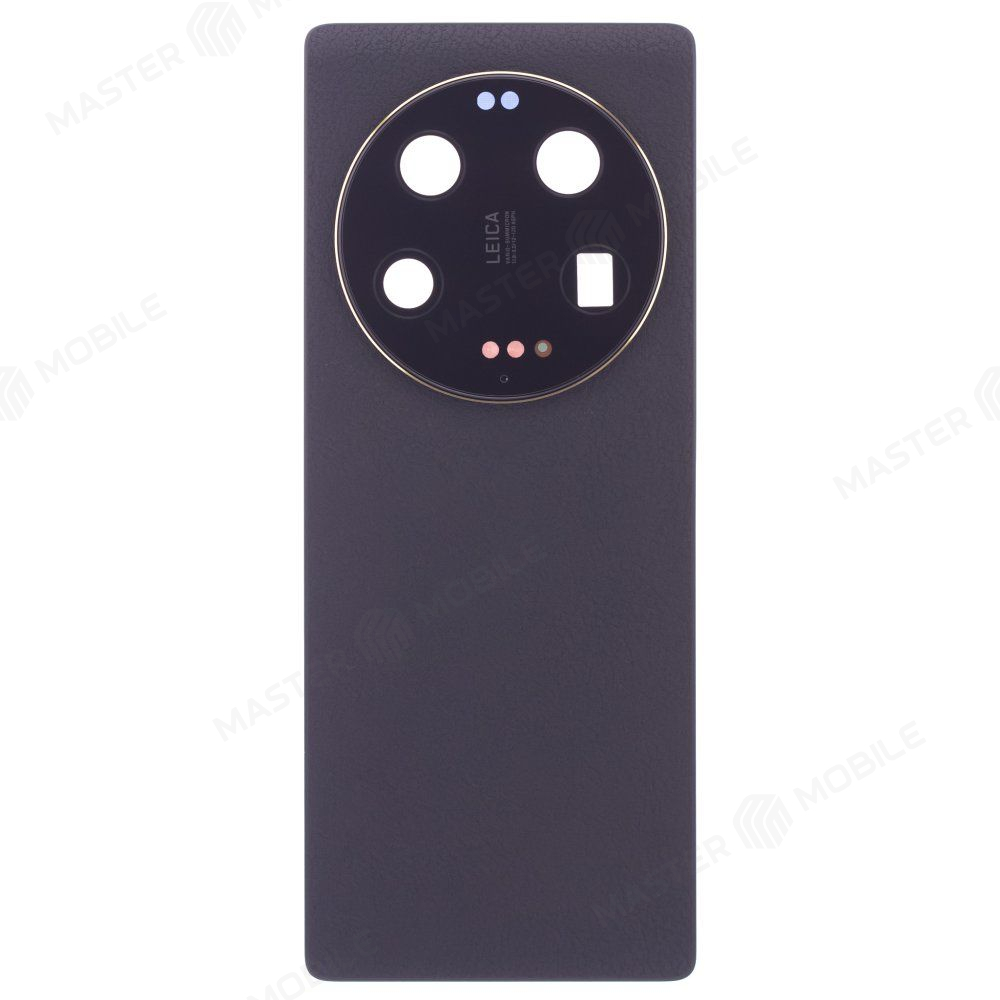 Задняя крышка для Xiaomi 13 Ultra (2304FPN6DC) (черный) (в сборе со стеклом камеры) (ORIG100)