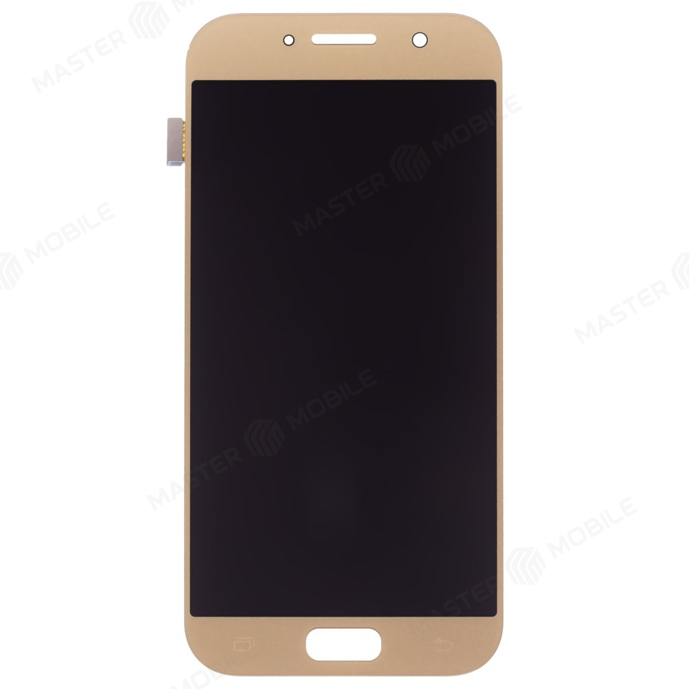 Дисплей для Samsung A520 Galaxy A5 (2017) + тачскрин (золотистый) (OLED)