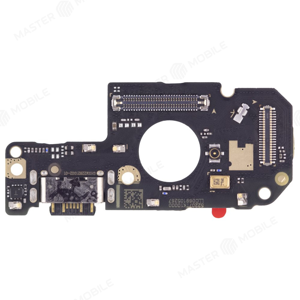 Нижняя плата для Xiaomi Redmi Note 11 4G (2201117TY/G) / Redmi Note 11S 4G (2201117SY/G) и др. с комп. + разъем зарядки + микрофон (ORIG100)