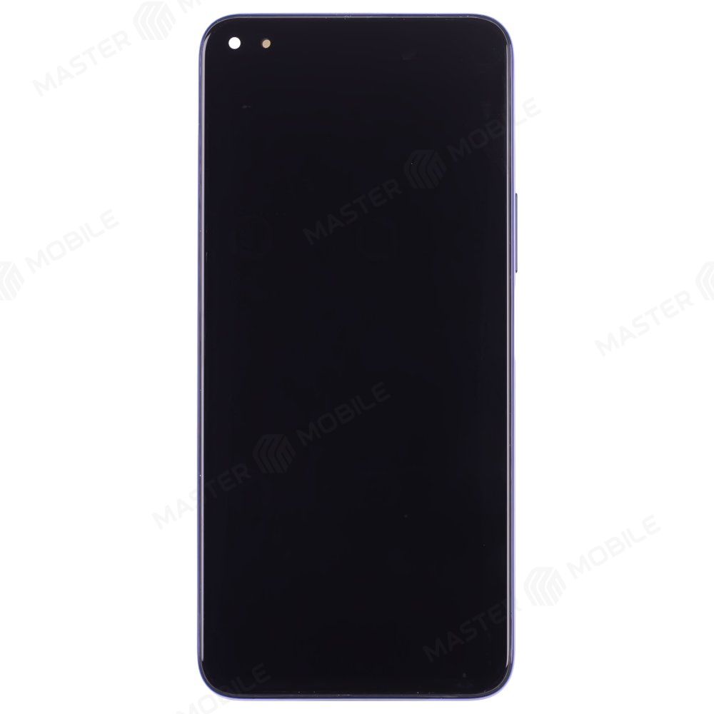 Дисплей для Huawei Nova 8i (NEN-LX1) / Honor 50 Lite (NTN-LX1) + тачскрин (синий) (в рамке) (ORIG)