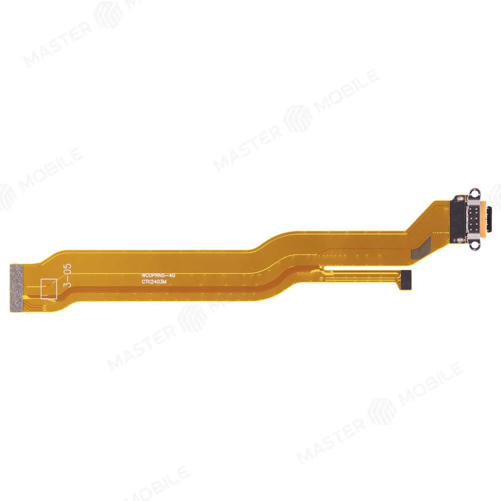 Шлейф для OPPO Reno 5 4G (CPH2159) с комп. + разъем зарядки