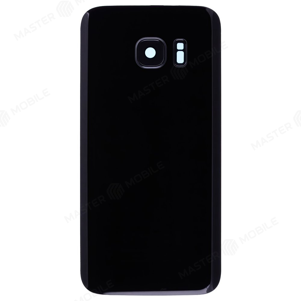 Задняя крышка для Samsung G930 Galaxy S7 (черный) (в сборе со стеклом камеры)