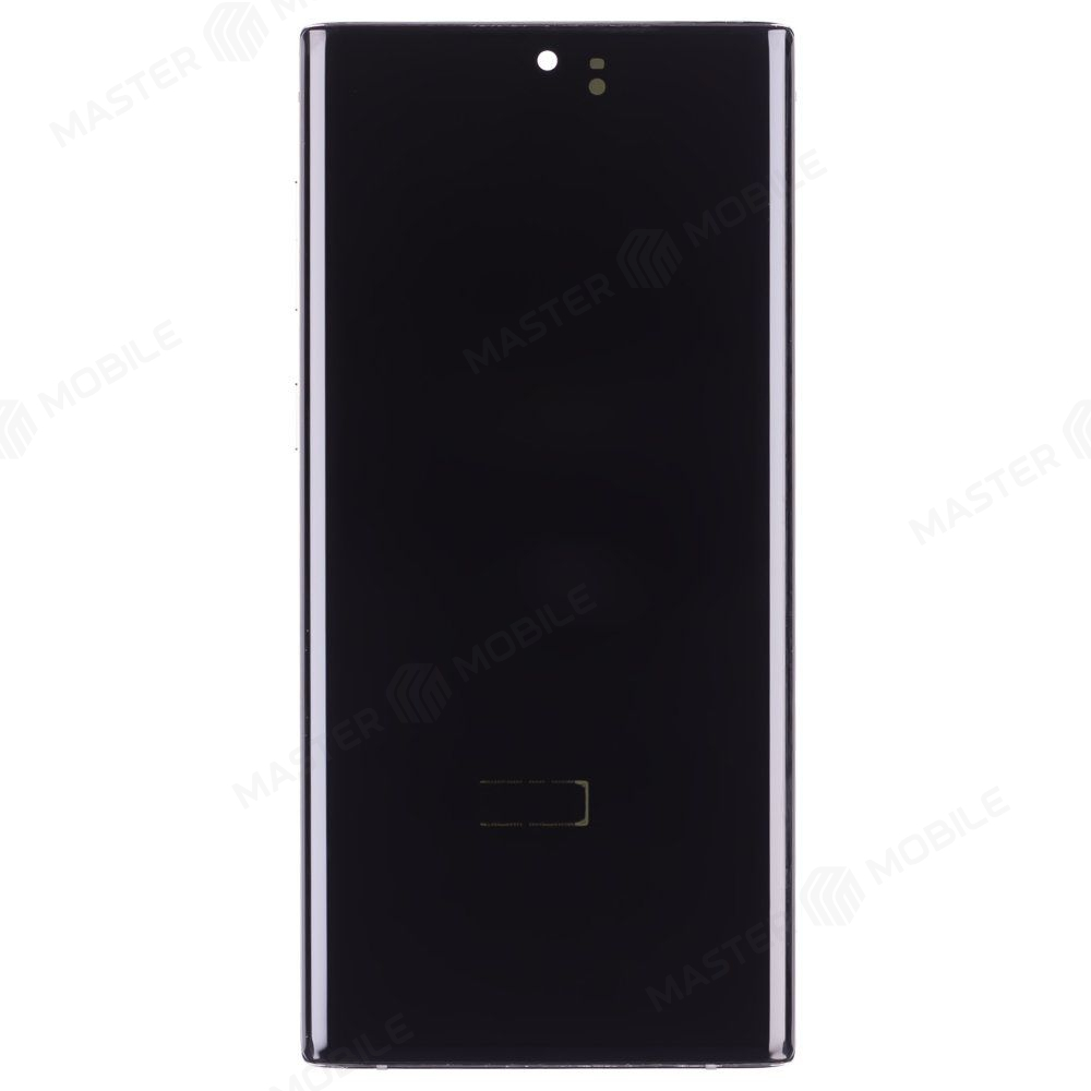 Дисплей для Samsung N970 Galaxy Note 10 + тачскрин (серебристый) (в рамке) (ORIG100) (возможен дефект ЛКП)