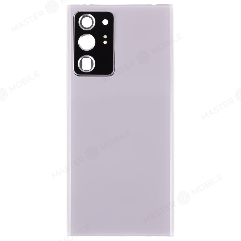 Задняя крышка для Samsung N985 Galaxy Note 20 Ultra / N986 Galaxy Note 20 Ultra 5G (белый) (в сборе со стеклом камеры)