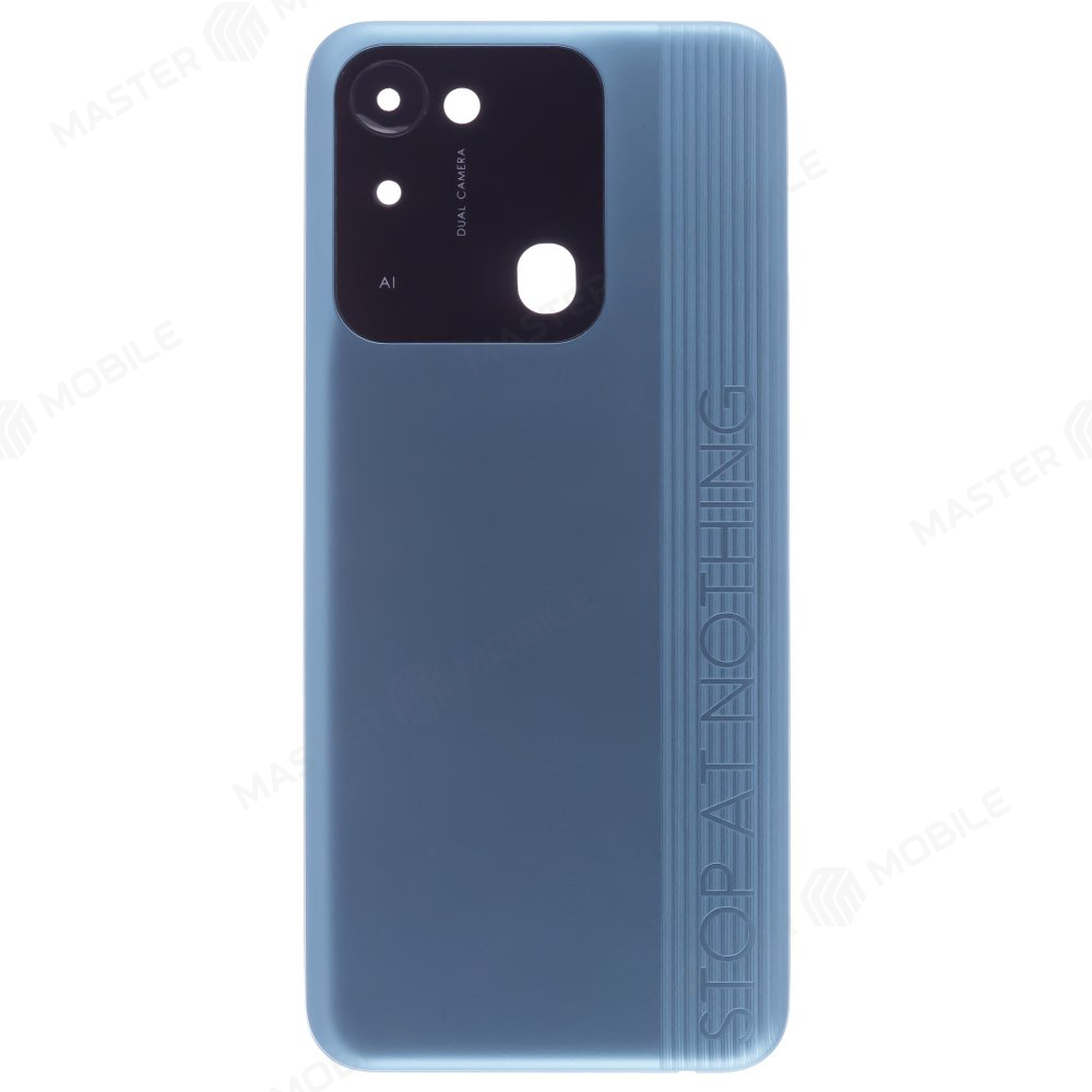 Задняя крышка для Tecno Spark 8C (KG5N) (бирюзовый) (в сборе со стеклом камеры)