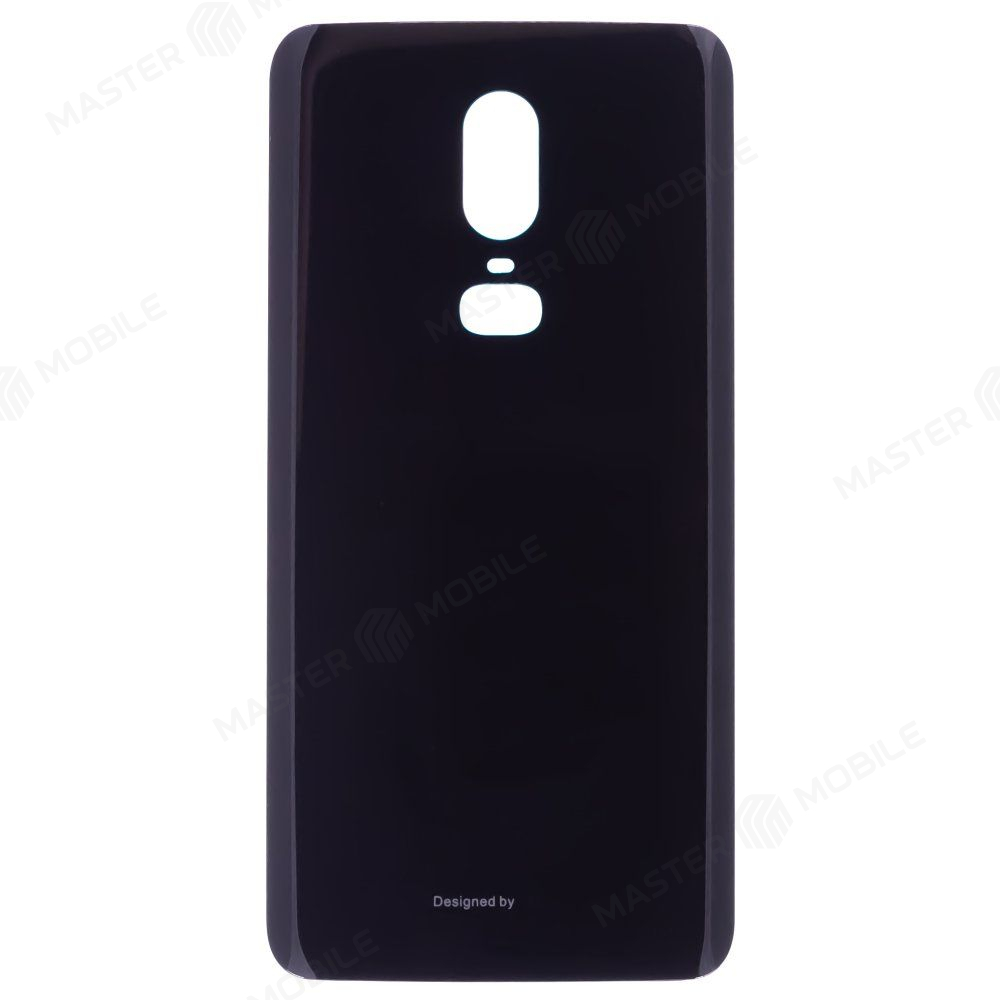 Задняя крышка для OnePlus 6 (черный глянец)